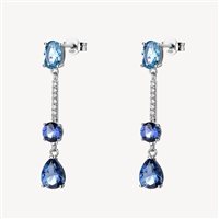 Orecchini Brosway Donna FANCY FREEDOM BLUE in Argento Zirconia FFB133 - FFB133
